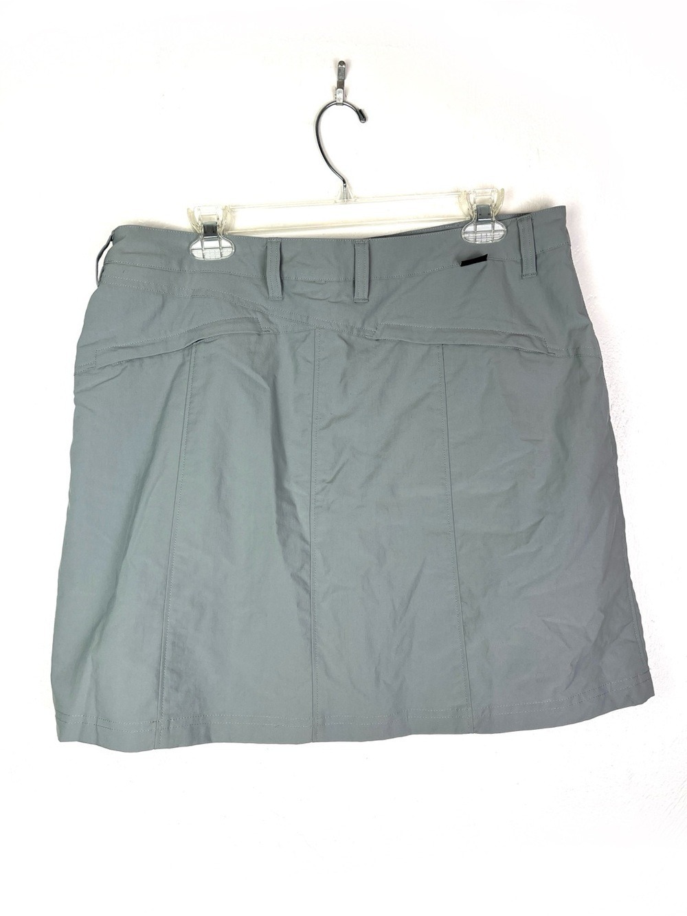 Patagonia Inter-continental Hideaway Gray Activewear Skirt Skort size 12 - Picture 3 of 4